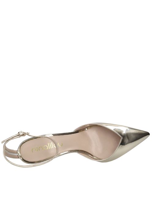 Décolleté slingback in vernice NINALILOU | 341256P5 SPECCHIOPLATINO